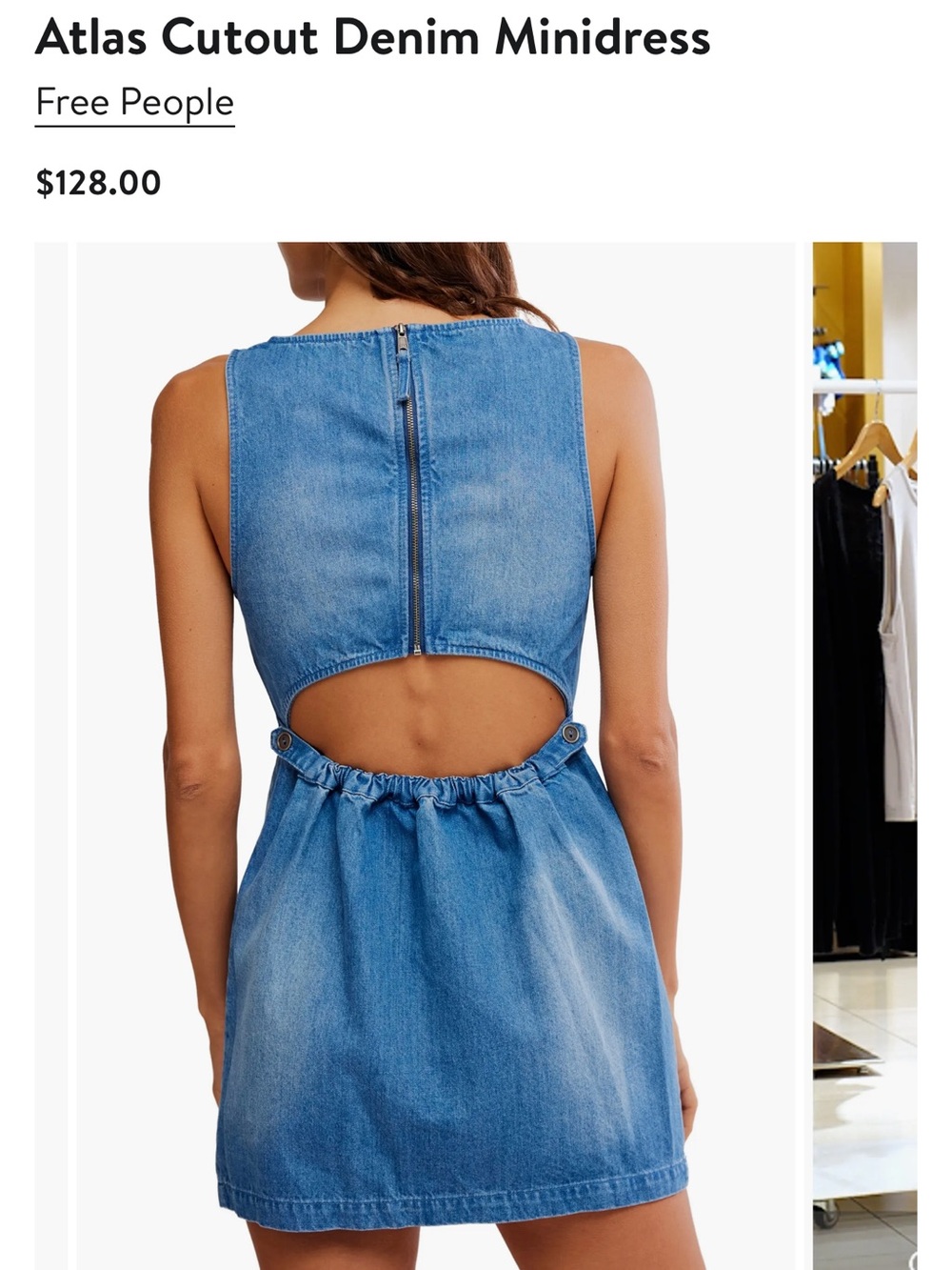 FP Atlas denim dress - Picture 2 of 3